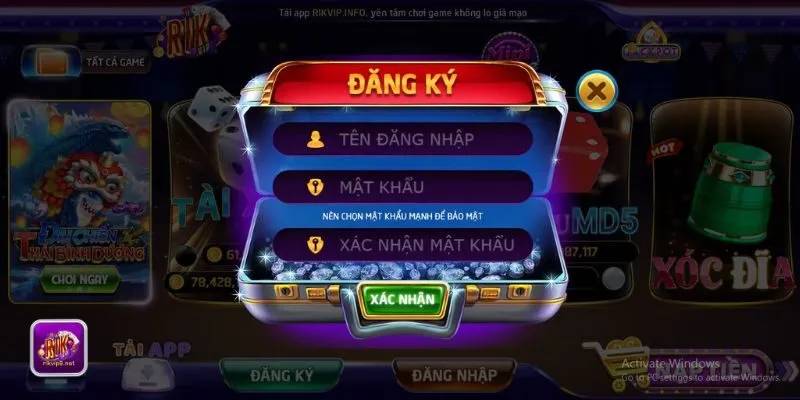 Đăng ký tài khoản Rikvip cần lưu ý gì?