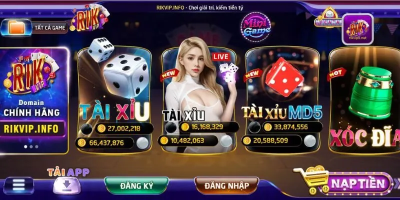 Rikvip sân chơi Tài Xỉu online an toàn Rikvip sân chơi Tài Xỉu online an toàn
